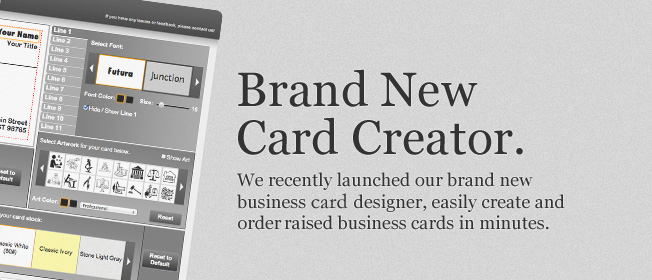 Brand New Card Creator
